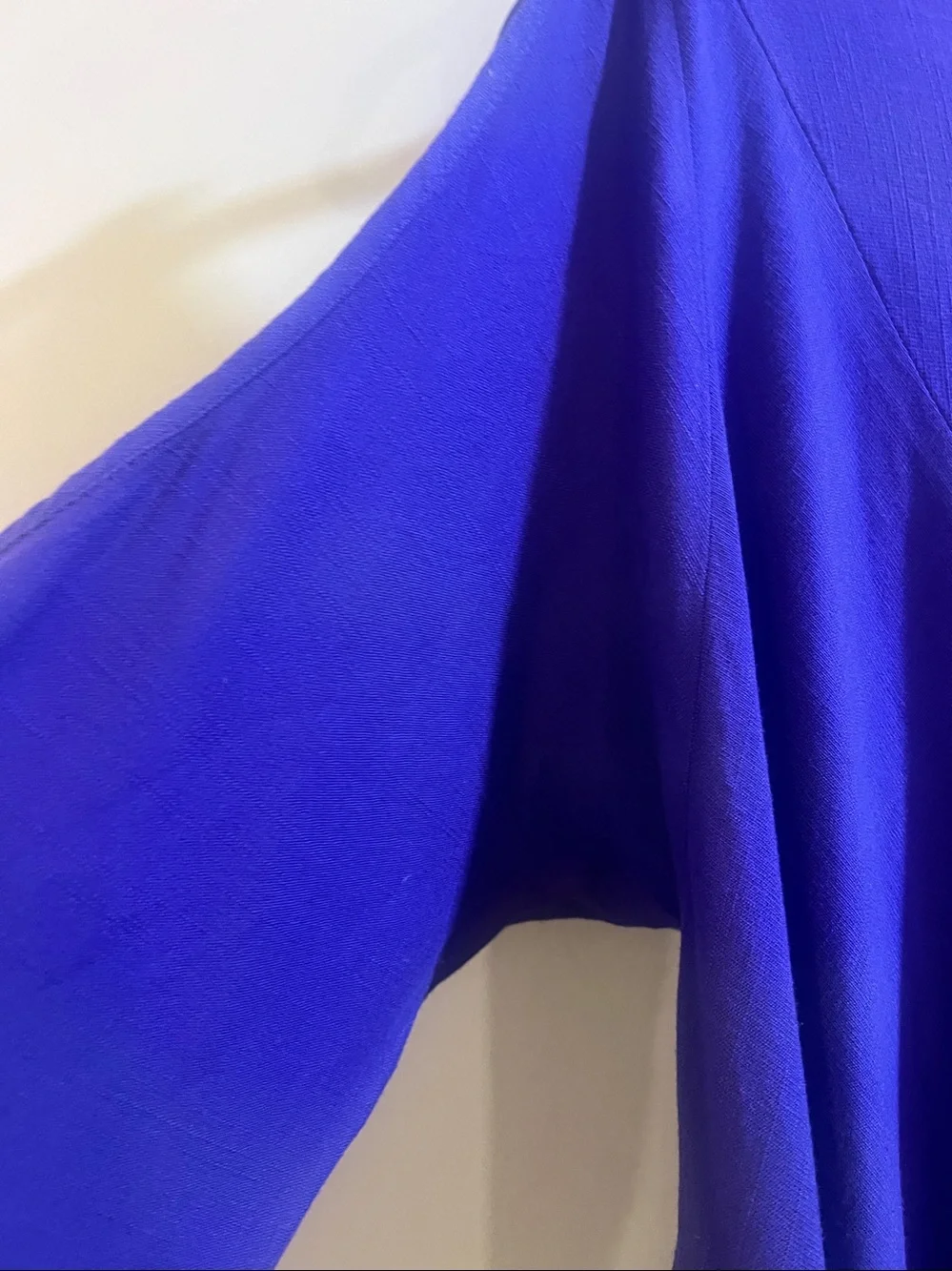 Free People beautiful long sleeve Dress in Cobalt Blue size medium